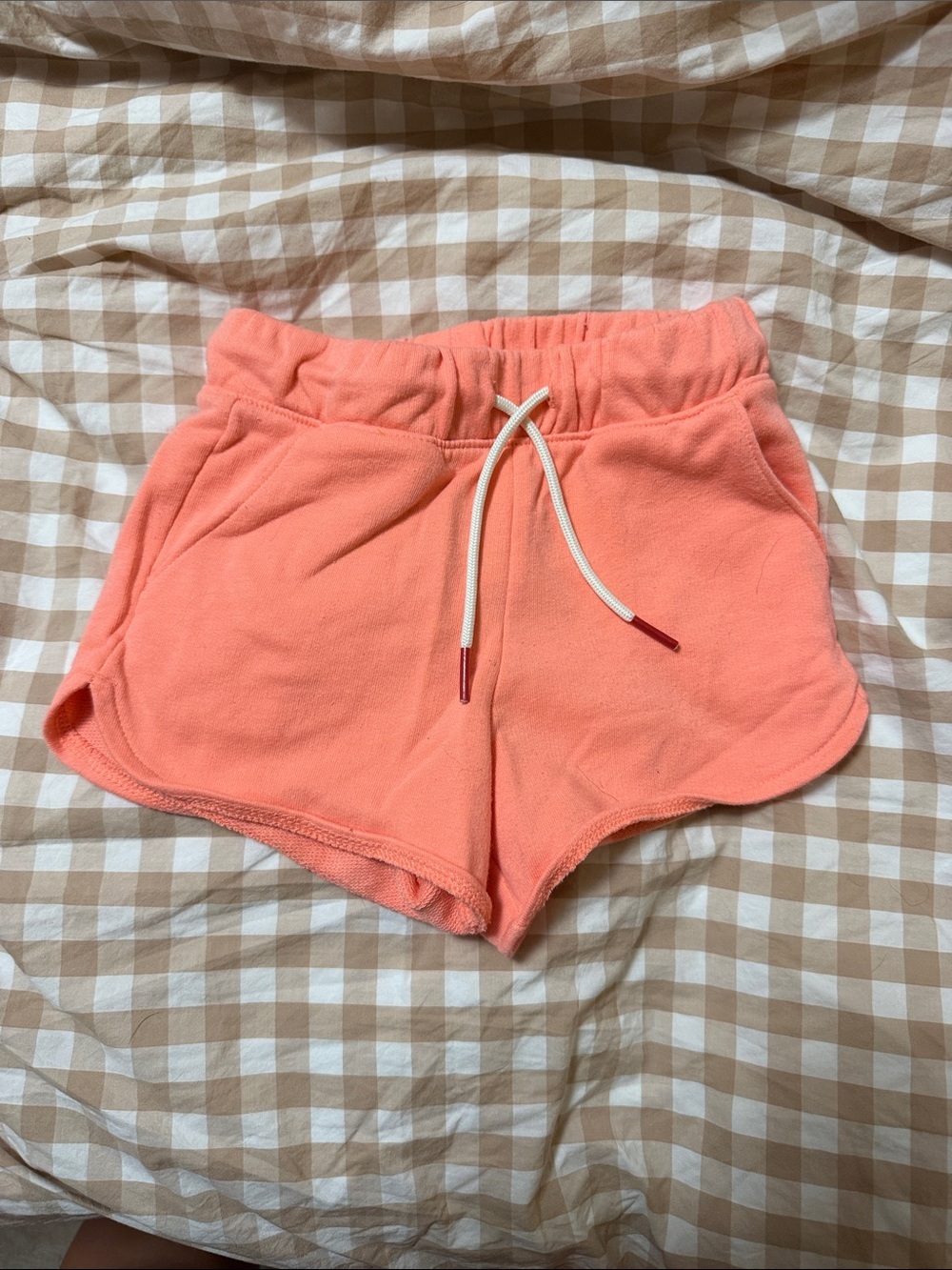 Old Navy 2T Coral Drawstring Fleece Shorts